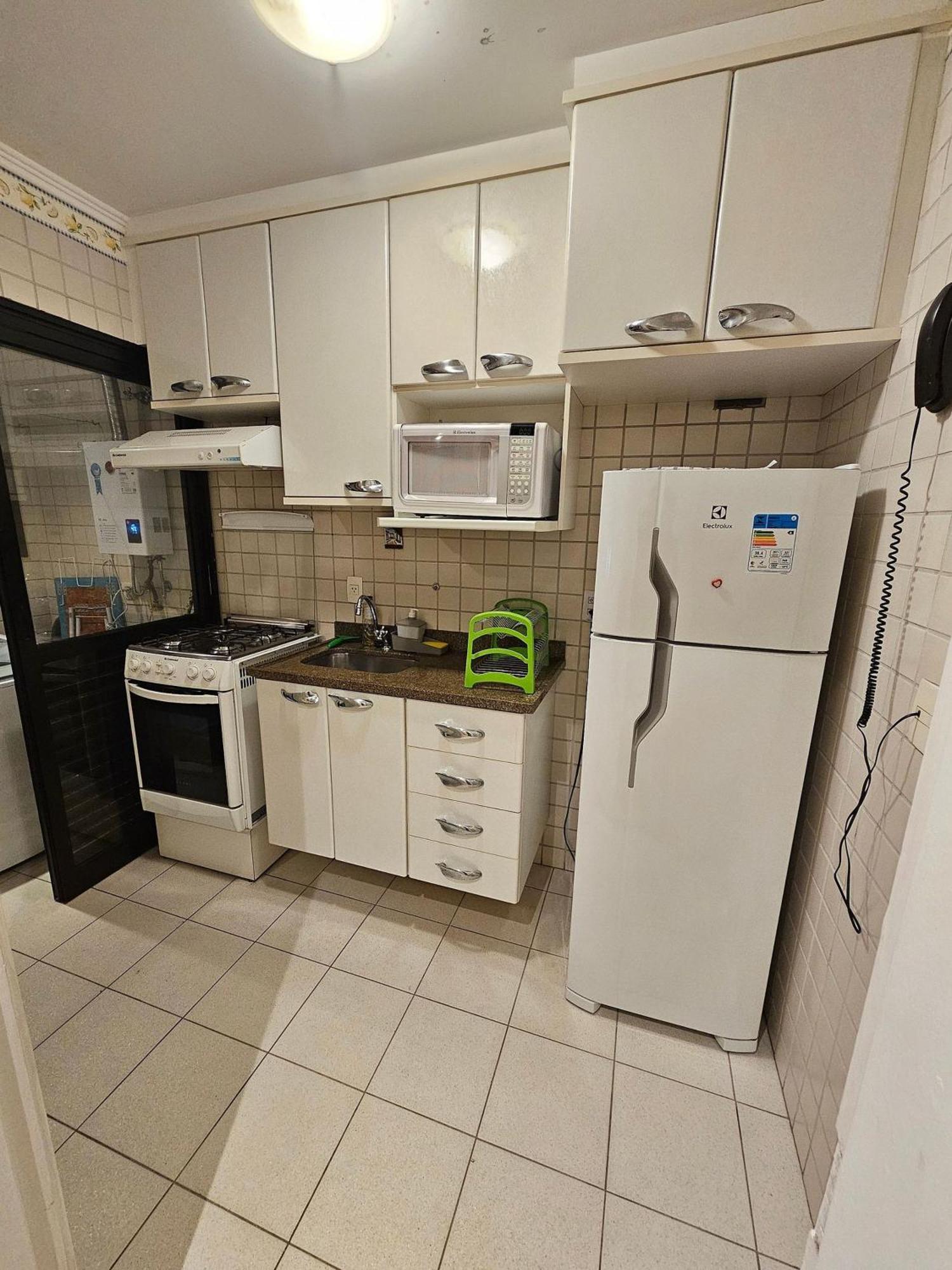 Flat Apart/Hotel Com Uma Suite E Cozinha Completa Sao Paulo Dış mekan fotoğraf