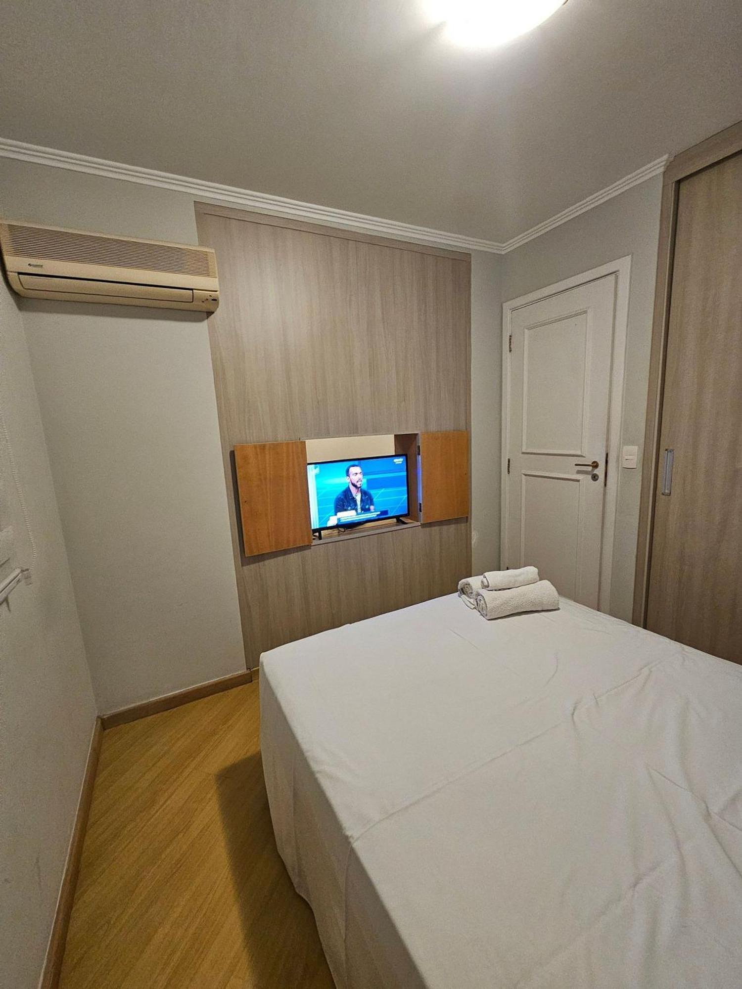 Flat Apart/Hotel Com Uma Suite E Cozinha Completa Sao Paulo Dış mekan fotoğraf