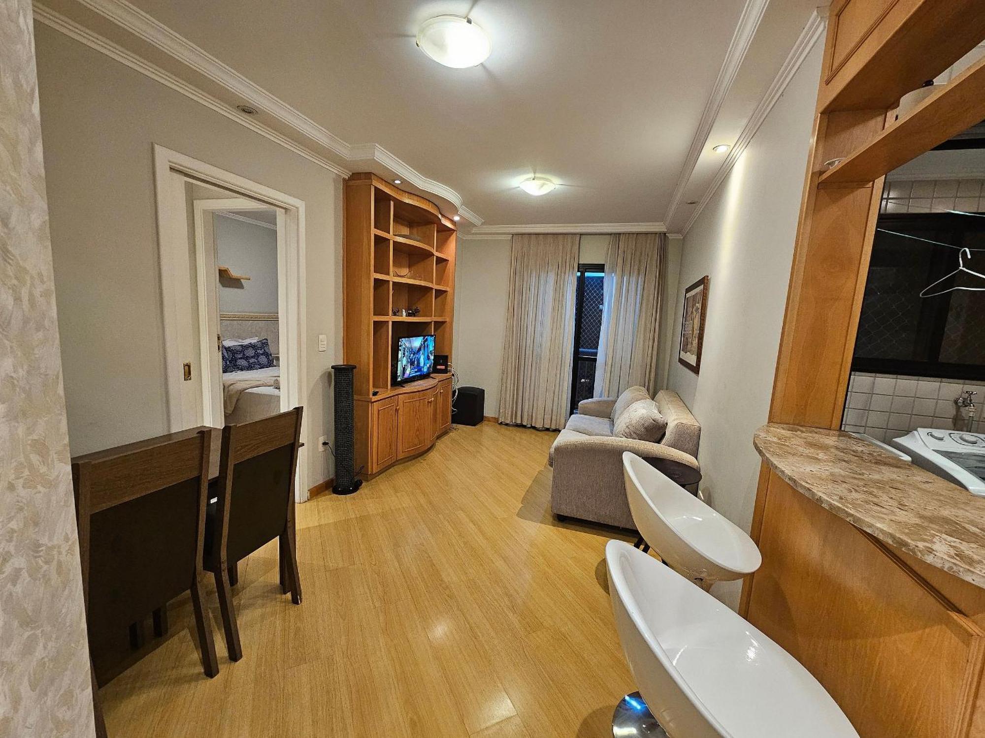 Flat Apart/Hotel Com Uma Suite E Cozinha Completa Sao Paulo Dış mekan fotoğraf