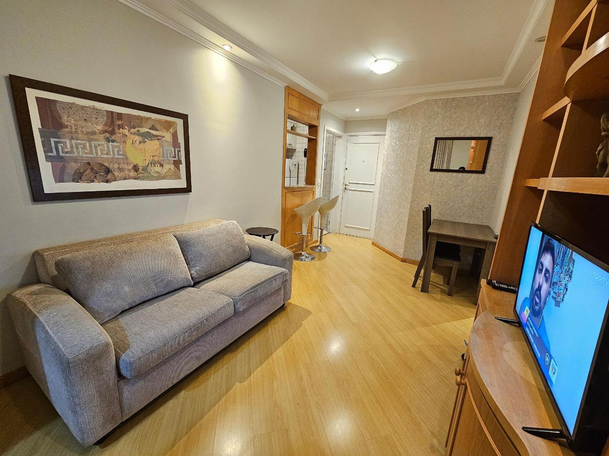 Flat Apart/Hotel Com Uma Suite E Cozinha Completa Sao Paulo Dış mekan fotoğraf